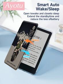 Ayotu 1件摩托车图案平板电脑保护套和Kindle电子书保护套，兼容第10代、11代/Air 4代/Air 7代/9.7英寸，兼容三星Galaxy Tab A9 Plus、Kindle（第11代-2024年发布）（6英寸）、Kindle Paperwhite第12代2024年，绝佳节日礼物，时尚简约图案。 - 彩色 - 查看 7