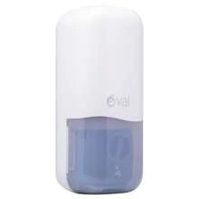 OVAL - Nuevo Dispensador de Jabón Líquido Automático Jabonera Automática Rellenable Capacidad 1 Lt Plástico ABS Uso Rudo Jabonera de Sensor Inteligente Color Blanco Montaje en Pared - blanco - Ver 2