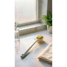 花朵造型沐浴刷，软毛背部按摩刷，背部按摩神器，背部按摩沐浴神器，长柄浴室沐浴刷 - 多色 - 查看 2