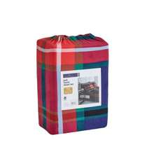 Soft Touch Printed Sheet Set Fitted & Flat Bed Sheet With Pillowcases All Season - Ferdi Tartan Check Multi - View 3