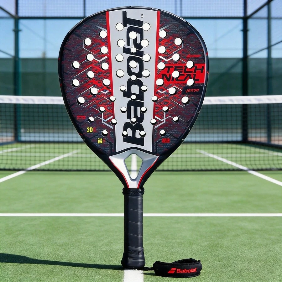 Paleta de Pádel de Control y Potencia Balanceada - Negro - Ver 1