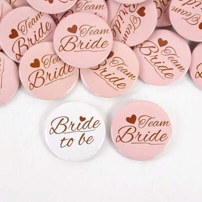 6/12 pezzi Spilla "Bride to Be" per decorazione di matrimonio, addio al nubilato, festa di addio al nubilato, regali per damigelle, forniture per festa di addio al nubilato