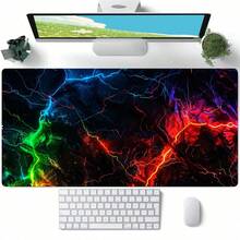 1 Peça Mouse Pad de Jogo Neon - Mouse Pad de Jogo Neon Lightning Grande Antiderrapante, Estampa Impressa em HD - Tapete de Teclado Estendido para Casa, Escritório, Esportes Eletrônicos, Jogos de PC - Múltiplos Tamanhos Disponíveis Fácil de Limpar e Lavar, Ideal para Casa, Escritório, Local de Trabalho, Sala de Jogos e Dormitórios; Perfeito para Suprimentos de Volta às Aulas, Presentes de Férias para Namorados e Namoradas, Acessórios de Escritório, Suprimentos de Escritório, Tapetes de Mesa e Mouse Pads. - A - Visão 5