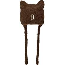 MLB Embroidered Fashion Knit Beanie With Ear Flaps - Versatile Warm Hat - View 1