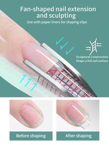 Cvian 塑形延长胶 - 强化、塑形、美甲凝胶、指甲油、增稠凝胶。抚平不平整表面，塑形不回弹，双倍持久，高弹性，不开裂。美甲沙龙/美甲师必备的功能性凝胶。需使用紫外线灯固化。 - 彩色 - 查看 5