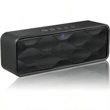 Bocina Bluetooth Portátil Altavoz portátil Bluetooth 5.0 con Sonido estéreo Ranura para Tarjeta TF FM y micrófono incorporados Altavoces portátiles para Exteriores y Viajes-B006 - como en la foto - Ver 9