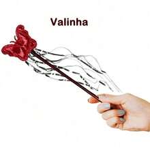 Kit Of 3 Butterfly Wing Fairy Costume With Wand And Tiara - Hot Pink - View 6