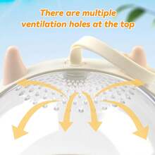 Portable Small Animal Carrier With Water Bottle - Hamster, Guinea Pig, Gerbil Travel Cage (White) - trắng - Xem 6