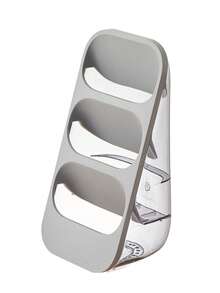 3-Tier Cutlery Organizer Rack, Can Hold Chopsticks, Forks And Knives, Washable, Wall-Mounted Or Tabletop, Available In 3 Colors, Slanted Slot Design, Versatile Use - Multicolor - View 13