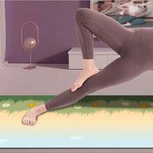 1 片 71*22 英寸瑜伽垫，多种图案可选，防滑耐用，加宽加厚，适合家庭使用、健身、瑜伽初学者训练 - 彩色 - 查看 6