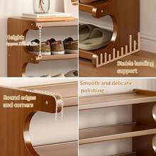 A 4-Layer / 5-Layer / 6-Layer Shoe Rack Is Easy To Assemble. It Is An Independent Shoe Rack At The Door, Suitable For Dormitories, Apartments And Doorsteps. It Is An Entrance Passage Organization, Shoe Storage And Space-Saving Furniture Shoe Rack - 6-tier Shoe Rack - View 4