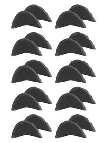 10/8/6/4/2 双装男女通用鞋头垫 - 泡沫鞋头填充物，适用于鞋子过大的情况，舒适贴合，泡沫鞋头填充物，鞋头垫，黑色和米色 - 彩色 - 查看 23