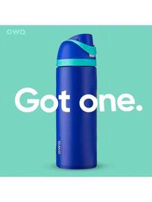 OWA 32OZ Water Bottle With Straw, Insulated Stainless Steel Tumbler, 24hrs Cold, Lock Lid, For Sports Travel School,Color: Rose Red - 藏蓝色 - 查看 4