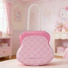 Miniso Sanrio Hello Kitty 亮面派對珍珠手柄造型筆記本，可愛麵包設計，適合日記記錄，女孩風禮物，開學季適用 - 彩色 - 查看 7