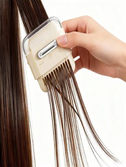 Recortadora de cabello 6 en 1, cortadora de cabello multifunción ajustable, peine para cortar el cabello, herramienta de arreglo de precisión para flequillos, recorte de belleza, eliminación del vello corporal, diseño compacto para un almacenamiento fácil