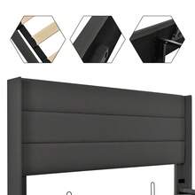 Bed Frames - Grey + Linen - View 11