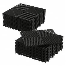 20 Pcs 15.7" X 15.7" Interlocking Drainage Floor Tile, Garage Floor Tiles PP Splicing Drainage Mat For Deck, Pool, Patio, Shower, Kitchen, Balcony - A - View 6