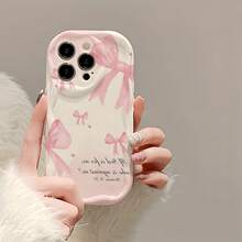 1pc Bowknot TPU Camera Wrap Versatile Shockproof TPU Phone Case, Minimalist & Cute For IPhone11 12 13 13ProMax 13ProMax 14ProMax 14ProMaxiPhone15 15PRO 15PLUS 15PROMAX IPhone16 16Pro 16Plus 16Promax - Multicolor - View 1