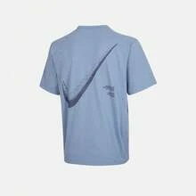 Nike 男士 AS M NK DF HYVERSE GFX SS TOP 短袖T恤，针织无领短袖 TIF2198-486 - 藍色 - 查看 2