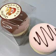 2026新款 - 逼真三层奶油派玩具 - 柔软造型黏土材质，慢回弹，挤压减压玩具 - 送给朋友的独特礼物，收藏佳品，节日、生日礼物 - 彩色 - 查看 3