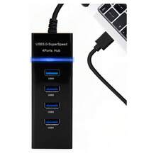 OISE ART STORE Hub Usb 3.0 4 Porte Multipresa Portatile Sdoppiatore Velocita' 4.8 Gbps Hub3-4u - - Multicolore - Visualizzare 4