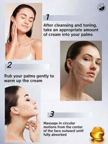 HEMEIEL 玻尿酸保湿紧致面霜，24小时深层补水，修护肌肤屏障，适合所有肤质 | 淡化暗沉/干燥/粗糙，清爽不油腻，日常保湿，蕴含必需角蛋白酶——滋养、修护并保护您的肌肤 - Hyaluronic Acid - 查看 7