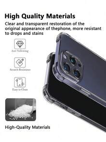 奢华透明防震软壳 – 一款柔软的 TPU 缓冲保护壳，兼容苹果设备，采用极简设计和高透明度，是保护手机的完美礼物。 - 無色 - 查看 5