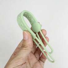 Pacifier Clip Silicone Pacifier Leash, Cat Style, One-Piece Pacifier Clip, Stroller & Crib Hanging Strap, No Clips - Multicolor - View 6