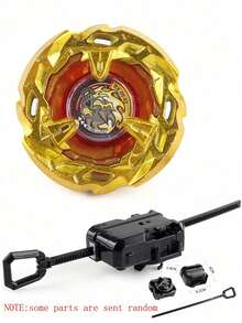 BX Evolution Gold BX00-02, Rotating Metal Phoenix Wing Gyro Spinning Top Launcher Grip - Gold - View 9