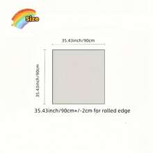 1pc Pure Color Square Scarf, Size Is 35.43inch Inches. Made Of Satin Silky Smooth Material, It Can Be Used In Various Ways As A Headscarf Or Shawl. - 彩色 - 查看 4