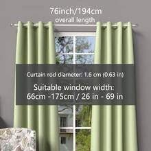 5/8英寸金属窗帘杆，配有装饰性透明水晶风格杆头，提供白色、黑色、金色、银色窗帘杆套装，可安装窗帘、薄纱、浴帘等。螺旋连接器可将长度从120厘米延长至379厘米，适用于26英寸至142英寸的窗户。安装简便，坚固耐用。这款窗帘杆适用于卧室、厨房、客厅、餐厅或办公室，风格现代优雅，视觉效果简洁美观！ - 彩色 - 查看 20