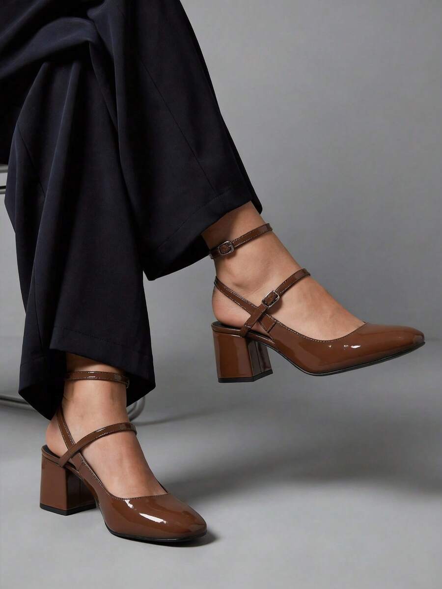 Women Pumps - Brown - View 1