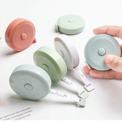 1pc 60-Inch/1.5m Flexible Double-Sided Ruler, Nordic Style, Lightweight Fabric Measuring Tape For Sewing, Tailoring, Fitness, Gym, Home Workout, Sports Accessories, CrossFit Accessories