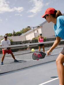 1pc T700 Carbon Fiber Pickleball Paddle With Cover - Monocoque Construction, 16mm PP Honeycomb Core, Non-Slip Handle | Professional-Grade Paddle For Men And Women, Enhances Spin, Friction, Control, Power And Stability, Great For Outdoor Sports - Paddle & Bundle - View 6