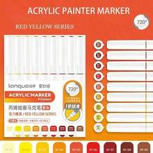 Languo Direct Tip Acrylic Marker Pens, High Capacity For Layering Colors, Waterproof Marker Pens With High Coverage, Suitable For Coloring, Graffiti And DIY Art Creation On Paper, Wood, Fabric, Ceramic, Metal And Stone - Sets - View 34