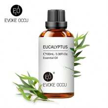 EVOKE OCCU Eucalyptus Essential Oil, Fresh Herbal Scent, 100mL/30mL/10mL For Relaxing Cleaning Diffuser Purifier Humidifier Skin Care Spa Candle Soap Making Hair Care Massage - Eucalyptus - View 7