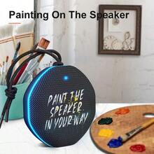 Bocina Impermeable para Ducha, Sonido Potente de 12W con Bajos Profundos, Compacta e Inalámbrica, con Luz, Emparejamiento Estéreo, Ideal para Playa, Piscina, Camping y Picnic - Negro - Ver 4