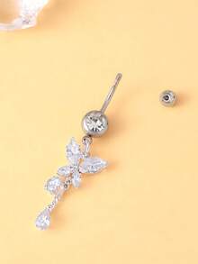 畅销蝴蝶水钻吊坠肚脐环，夏季海滩百搭女士身体穿刺饰品 - 蝴蝶型 - 查看 5