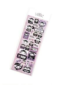 1PC Ins Style Popular Laser Cute Cartoon Animal Stickers DIY Cute Bunny Journal Decoration Stickers CCD Phone Case Tablet Water Cup Decoration Stickers Multiple Styles To Choose From - Multicolor - View 5