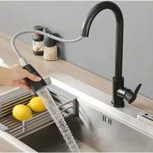 1PC 360 Degree Rotating Stainless Steel Kitchen Faucet, Easy To Clean Without Dead Corners - A - View 5