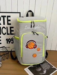 New Fashion Backpack, Multi-Functional Basketball Bag, Large Capacity School Backpack - Rectangle - View 2