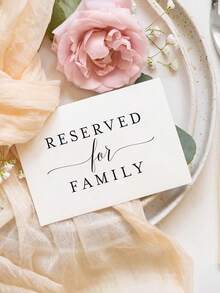 10/20/30pcs 6"X8" Coated Paper Placecards, Suitable For Home, Wedding, Anniversary, Birthday Party, Graduation Ceremony And Other Occasions, Minimalist Modern Design - White - View 1