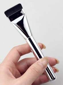 HMQ beauty Stainless Steel Foundation Make-Up Makeup Mixing Board Makeup Board Makeup Shovel Spatula Eye Shadow Nail Polish Makeup Tool - Silver - View 10