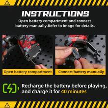 unilabo Juego de pistola de juguete eléctrica M4A1, de alta precisión, recargable y reutilizable, perfecto para juegos al aire libre, regalo ideal de juguete para exteriores para cumpleaños, fiestas, Pascua, gran regalo para niños (balas no incluidas) - Multicolor - Ver 9