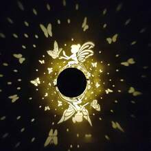 1个户外仙女灯笼LED道路照明锻铁夜灯简约设计花园装饰灯，适用于草坪、道路、街道、游泳池、庭院、阳台、露营、野餐、日常派对、情人节礼物 - 太陽能提燈 - 查看 5