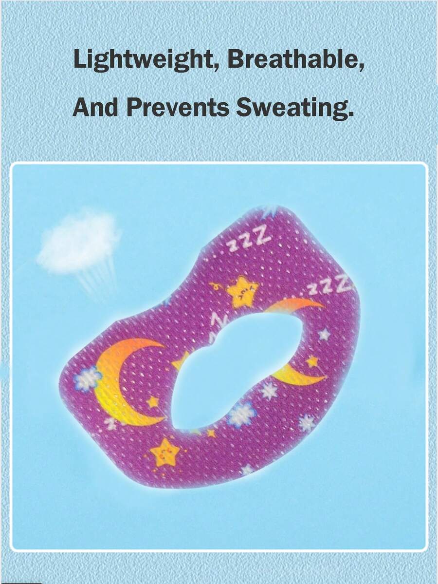 30pcs Sleep Patch, Skin-Friendly Tape, Breathable & Comfortable Tape, Unisex Breathable Tape, High-Quality Tape, Painless Removal, Low Allergenicity, Latex-Free, Gentle On Skin, Strong Adhesive, Painless Removal, Non-Woven Fabric Material, Breathable, Skin-Friendly. - Multicolor - View 1