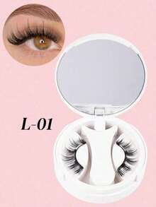 1 Pair Reusable Magnetic False Eyelashes, Natural Look, No Glue Needed, Soft & Easy To Wear/Remove. Eyelashes, Lashes, False Eyelashes, Women's Eye Makeup Gift, Eyelashes, Eyelashes, Eyelashes, Eyelashes, Eyelashes, Eyelashes, Christmas, Magnetic Eyelashes - Multicolor - View 12