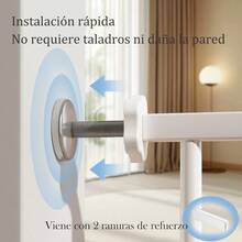 zxxabisign  De  para s y Perro Blanco Rea para Mascotas Sin Peraciones Barandal para Escaleras para Gato Anco Expande 83-123 Facil De Montar 123x78perro trepa escalera - como en la foto - Ver 5