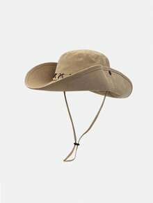 Retro Western Cowboyhut, geeignet für Frauen, Outdoor-Wandern, Reisen, Sonnenschutz, auch als Herrenfischerhut - Verschiedenfarbig - Übersicht 10