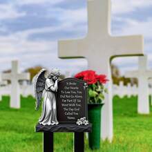 Eternal Commemorative Personalized Acrylic Cemetery Plaque - Salute To Beloved, Long Term Outdoor Preservation, Multiple Styles Of Cemetery Commemorative Stakes To Choose From, Classic Acrylic Outdoor Commemorative Plaque With Strong Durability - A - View 14